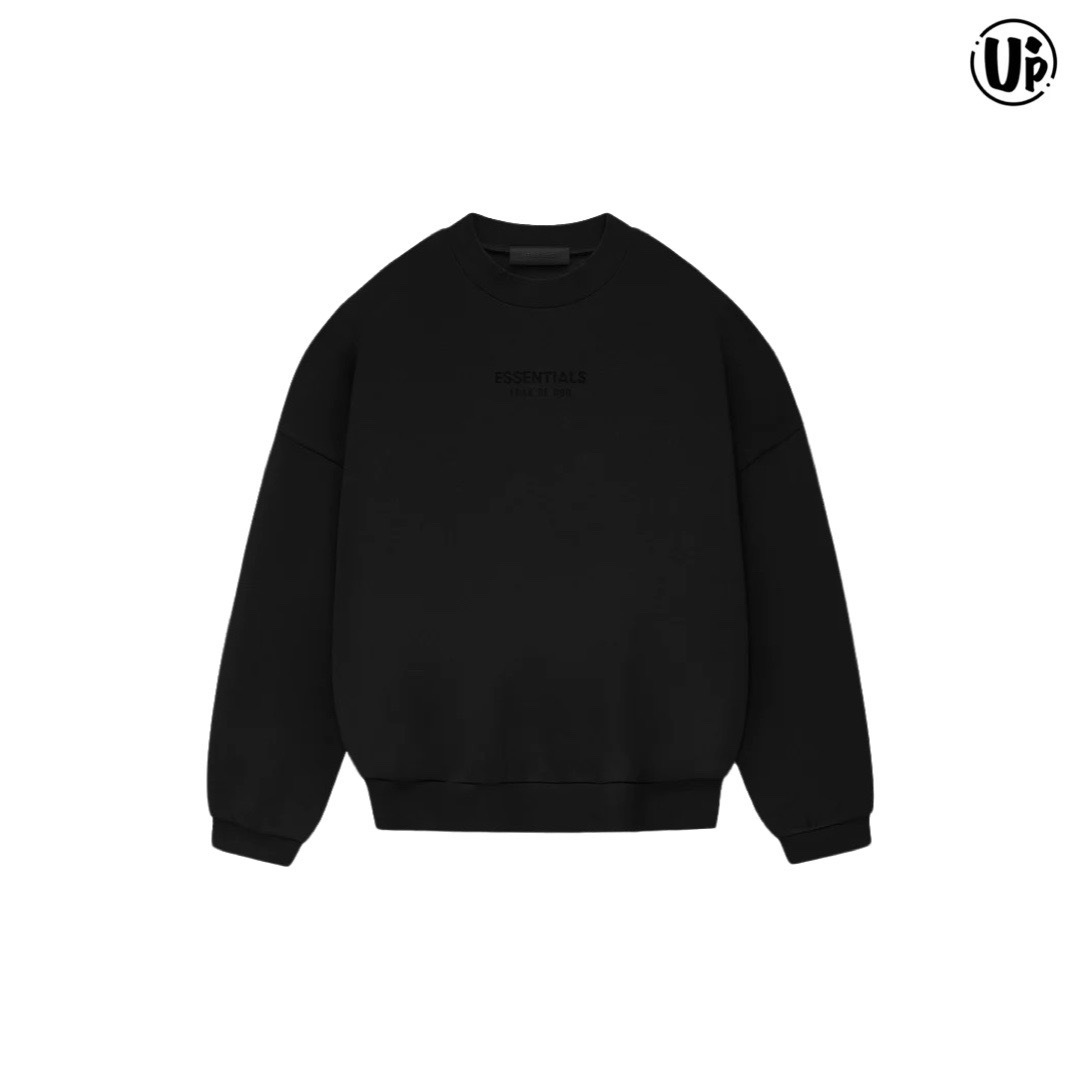 Fear Of God Essentials-Jek Black Crewneck(192BT232040F)Black