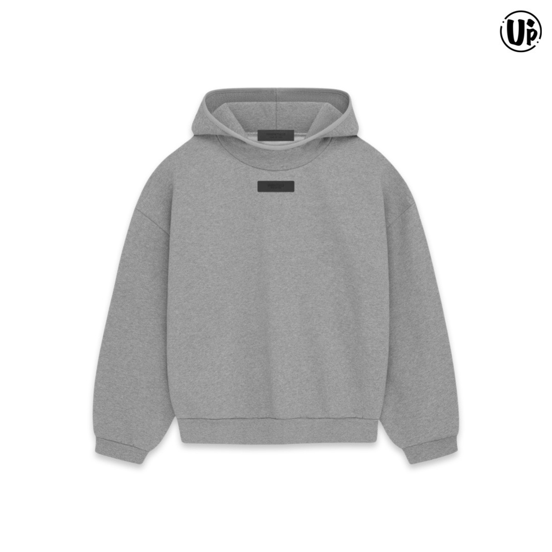 FEAR OF GOD ESSENTIALS - PULLOVER HOODIE (DARK HEATHER OATMEAL)-192SP242053F