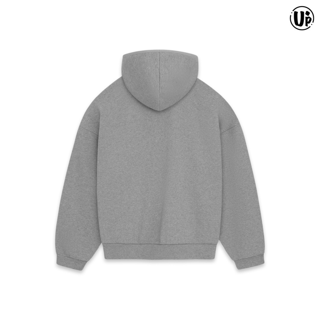 FEAR OF GOD ESSENTIALS - PULLOVER HOODIE (DARK HEATHER OATMEAL)-192SP242053F