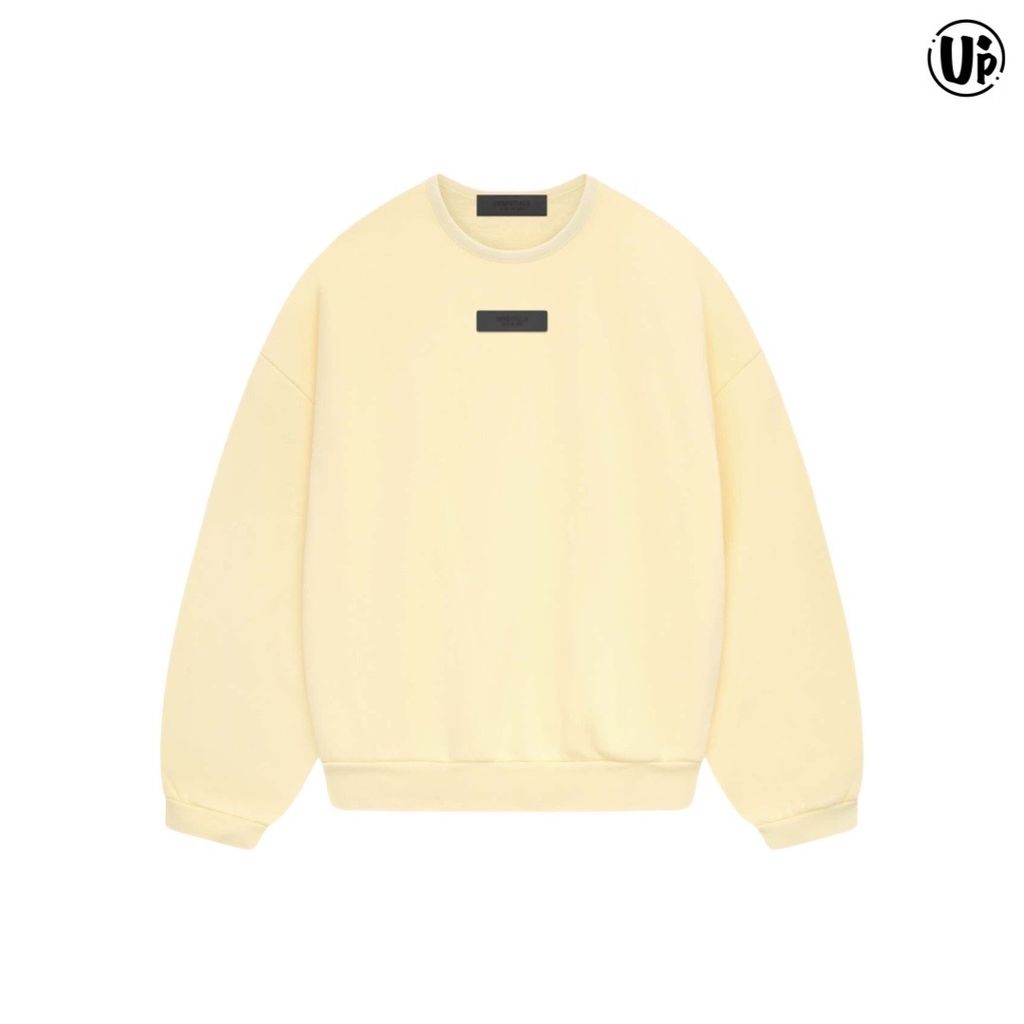 FEAR OF GOD ESSENTIALS- CREWNECK (GARDEN YELLOW)-192244681F