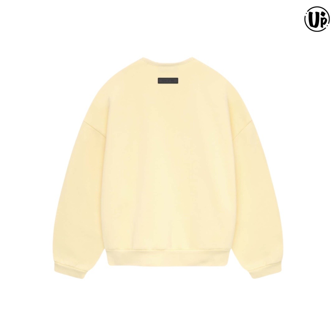 FEAR OF GOD ESSENTIALS- CREWNECK (GARDEN YELLOW)-192244681F
