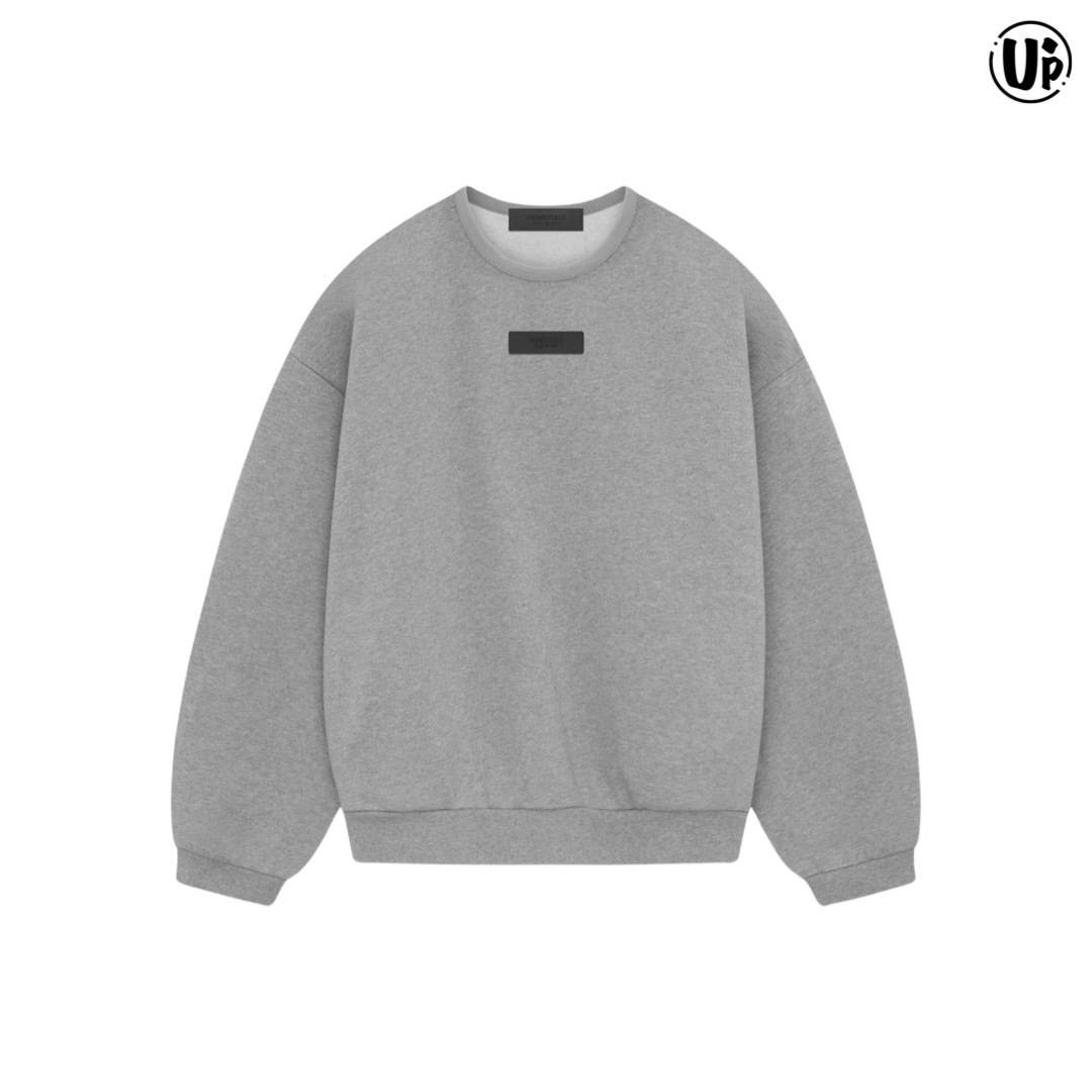 FEAR OF GOD ESSENTIALS- CREWNECK SWEATER(DARK HEATHER)