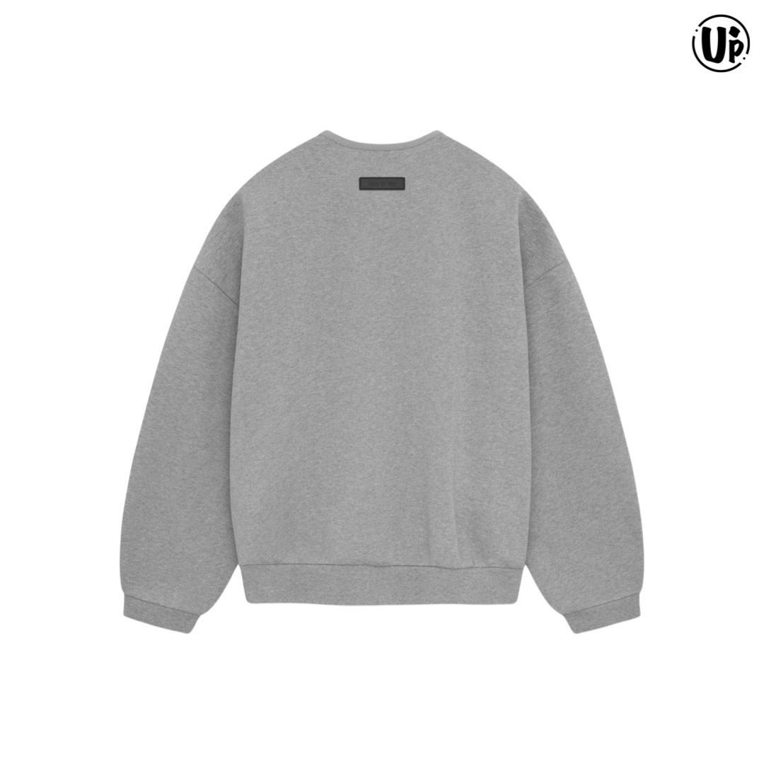 FEAR OF GOD ESSENTIALS- CREWNECK SWEATER(DARK HEATHER)