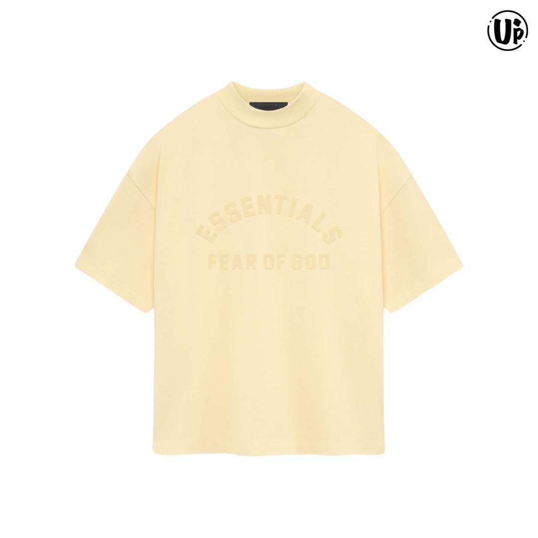 Fear Of God Essentials-HEAVY JERSEY S/S TEE - (Garden Yellow)-125SP242001F