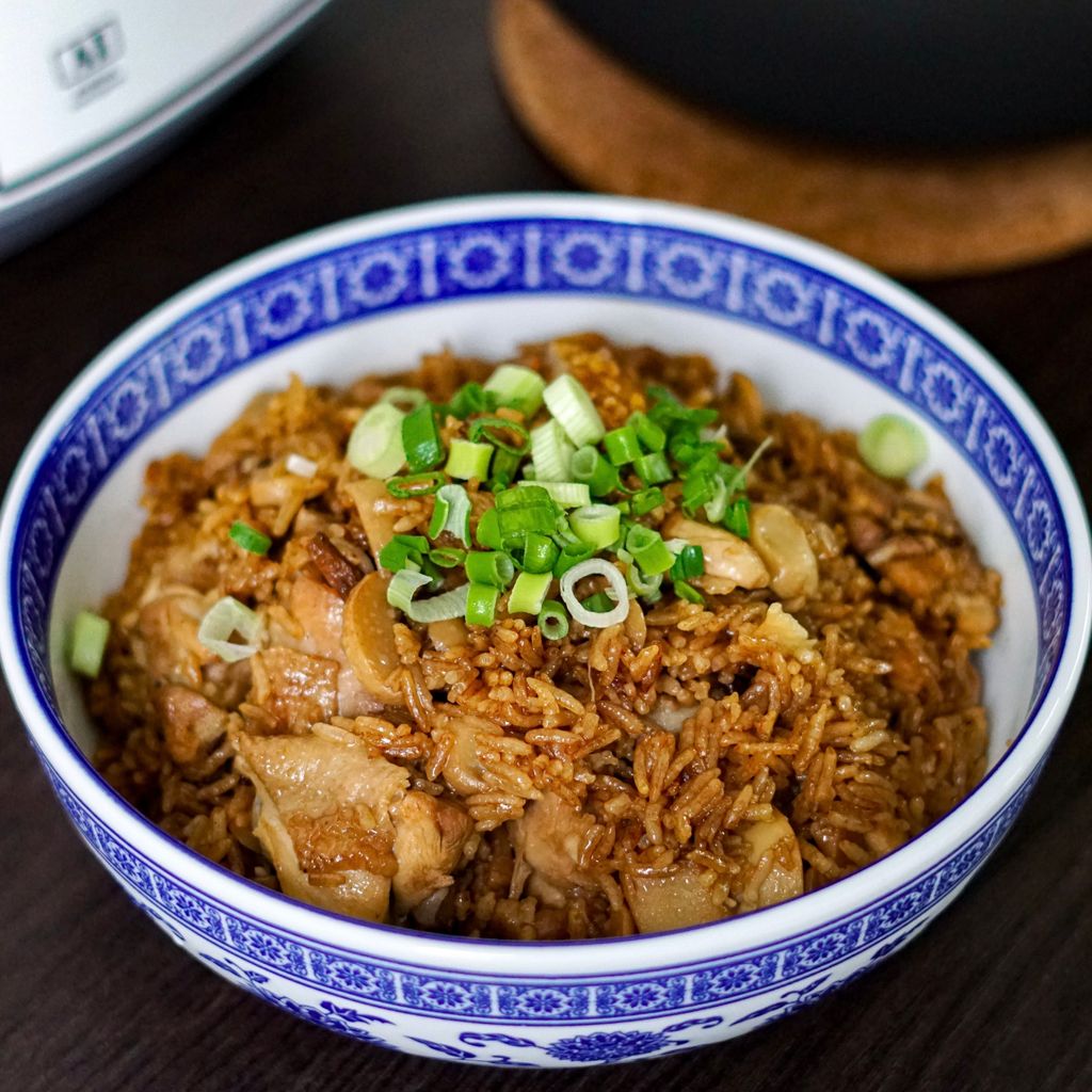 Rice Cooker Recipe Sesame Oil Chicken Rice The Daily Chefs