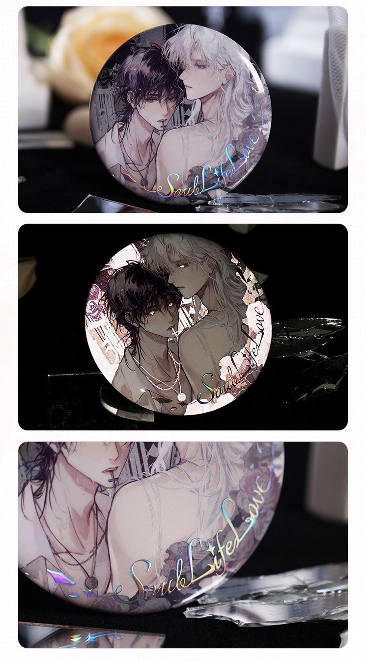 碎镜反光镭射徽章套组-2