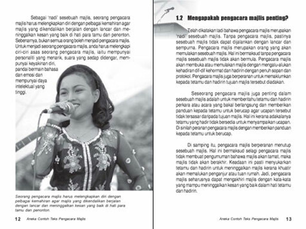 Aneka Contoh Teks Pengacara Majlis Perintis Reka