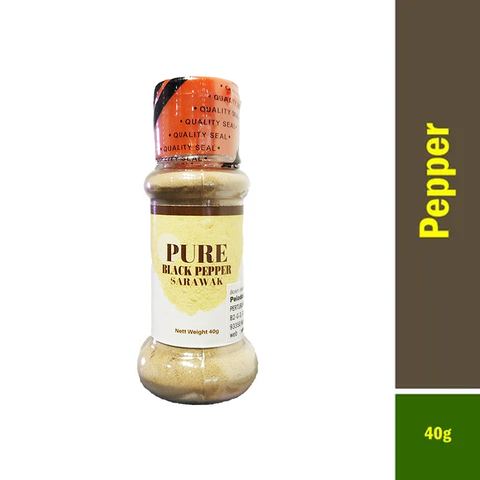pure black pepper