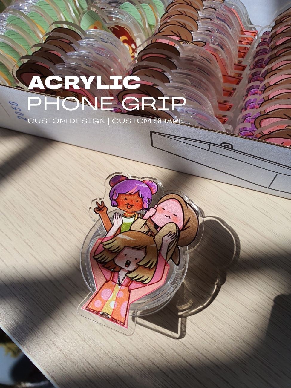 Acrylic Phone Grip