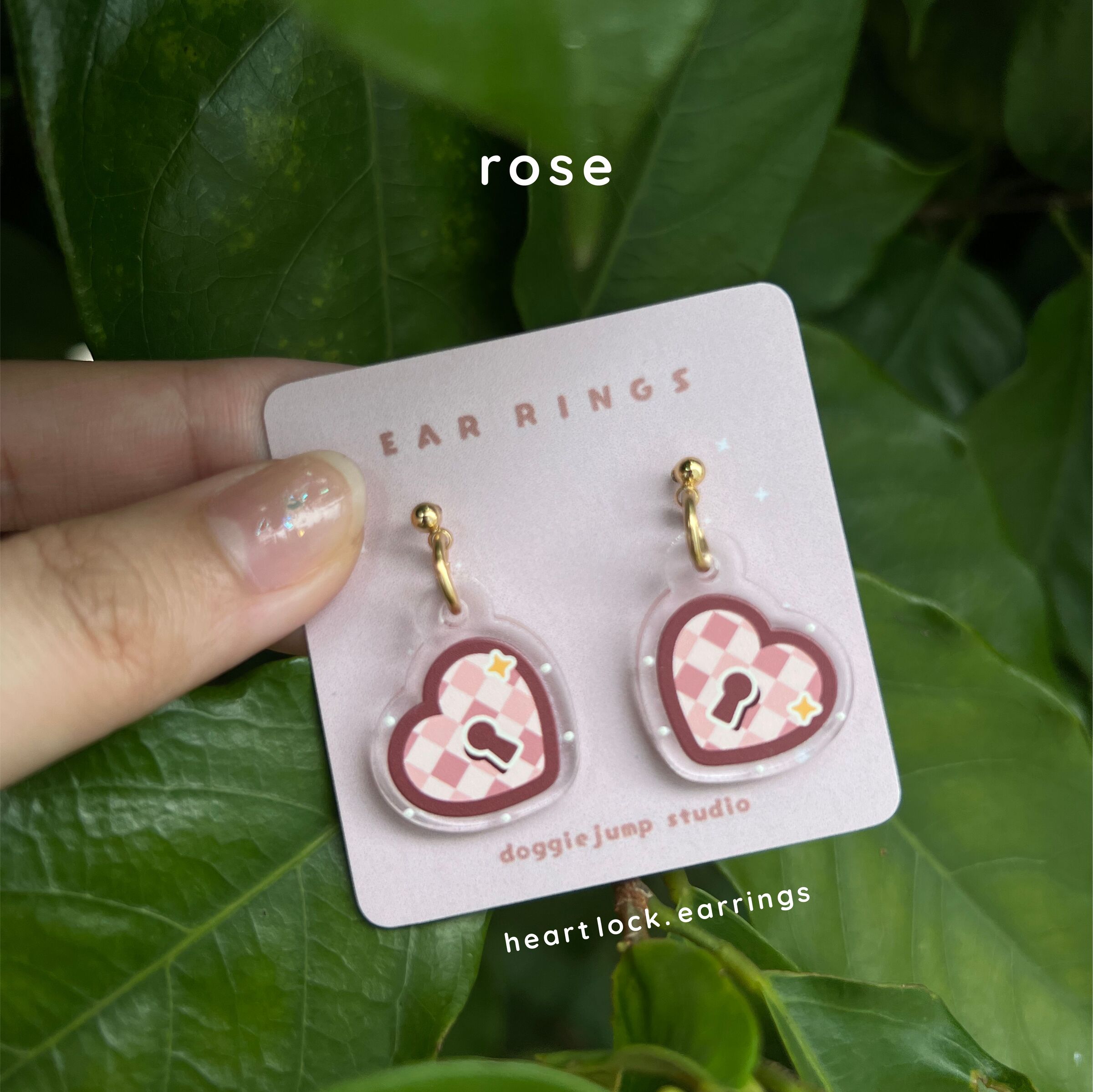 Heart Lock Earrings 10