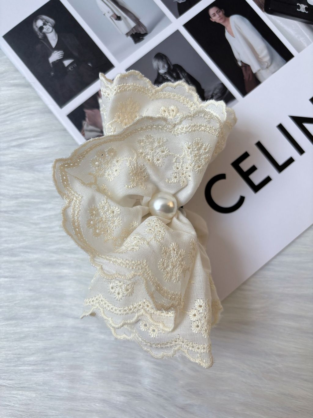 premium lace banana clip
