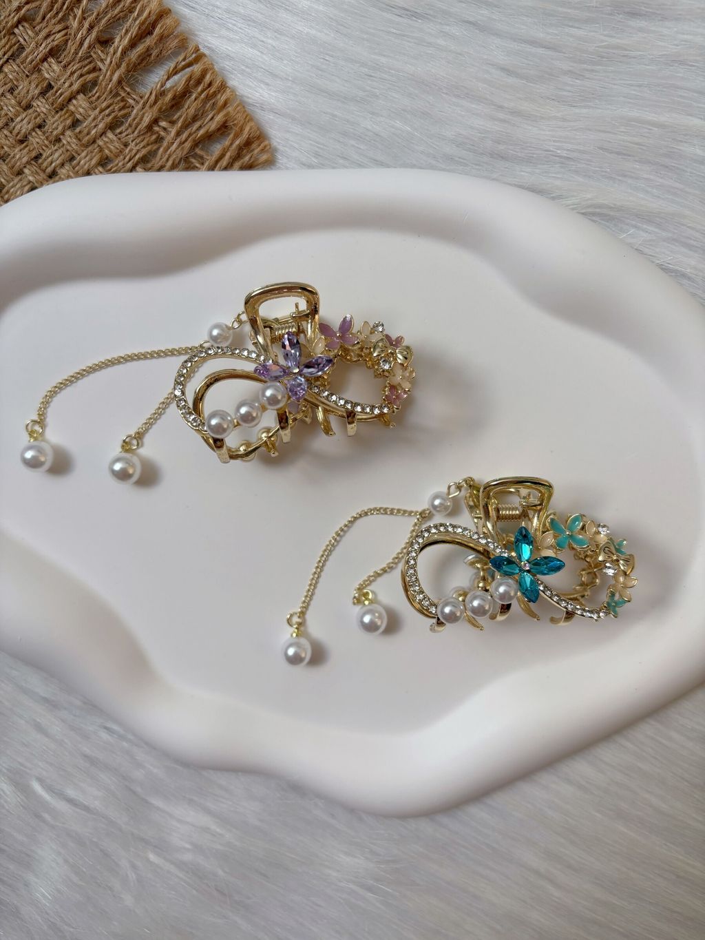 flower theme claw clip (5cm)