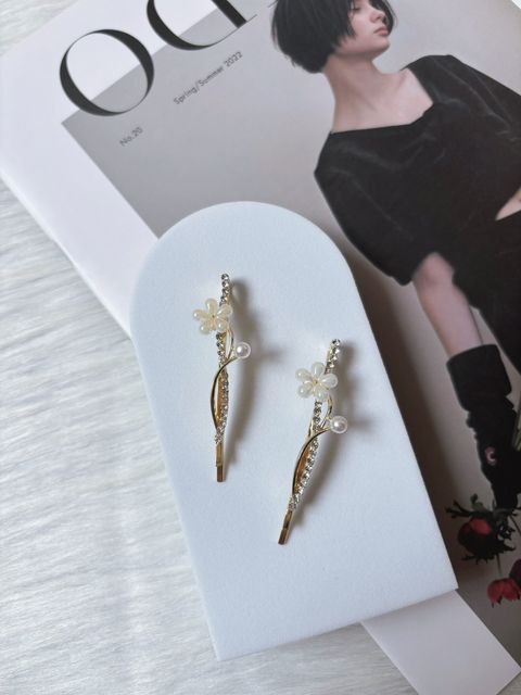 sweet flower side clip (1pair)