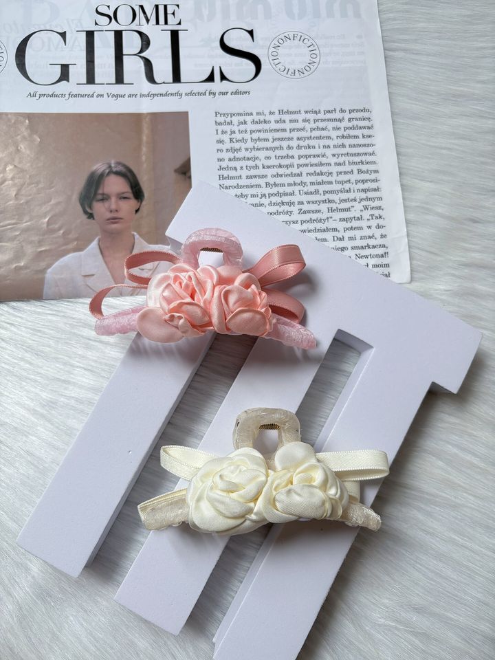 flower theme claw clip (11cm)