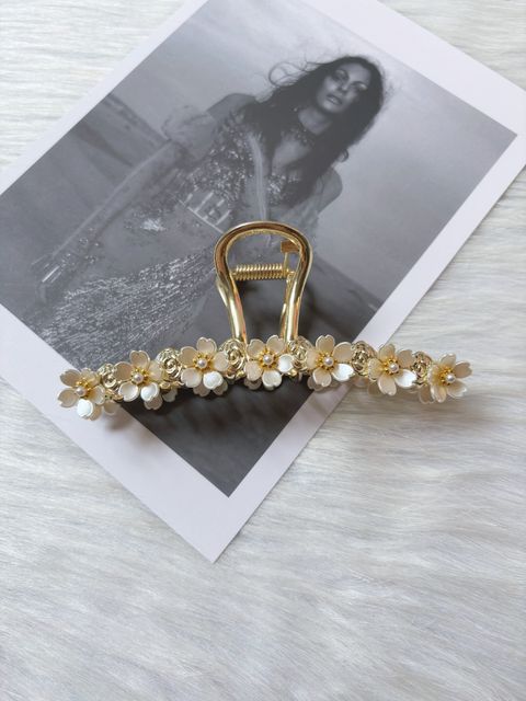 shell flower claw clip (11cm)