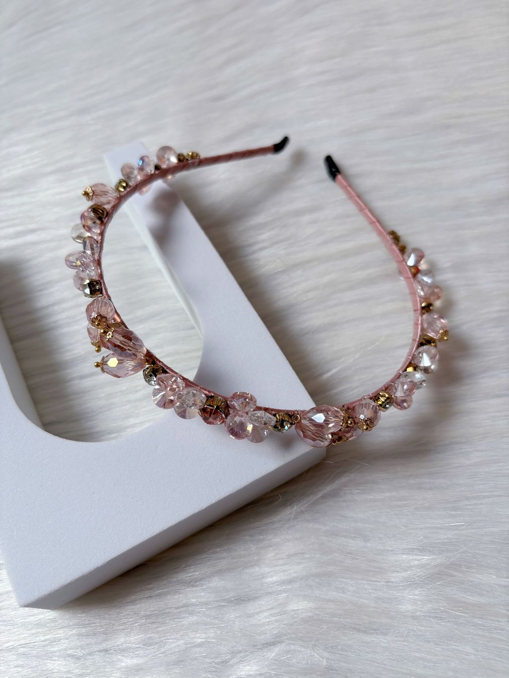 premium handmade crystal headband