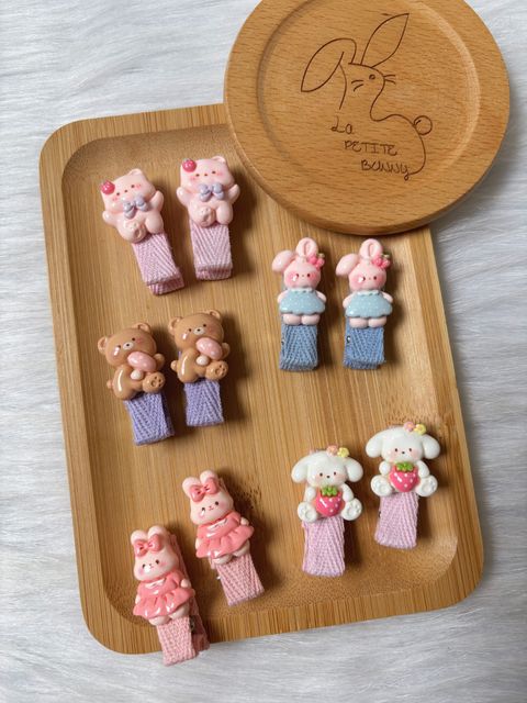 cute ornaments duck clip (1pair)