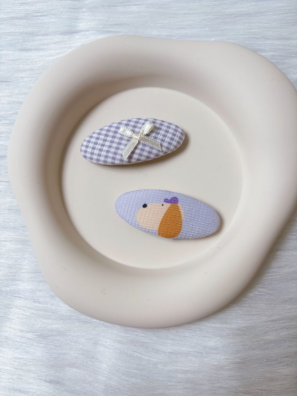 puppy theme bb clip (2 in 1 set)