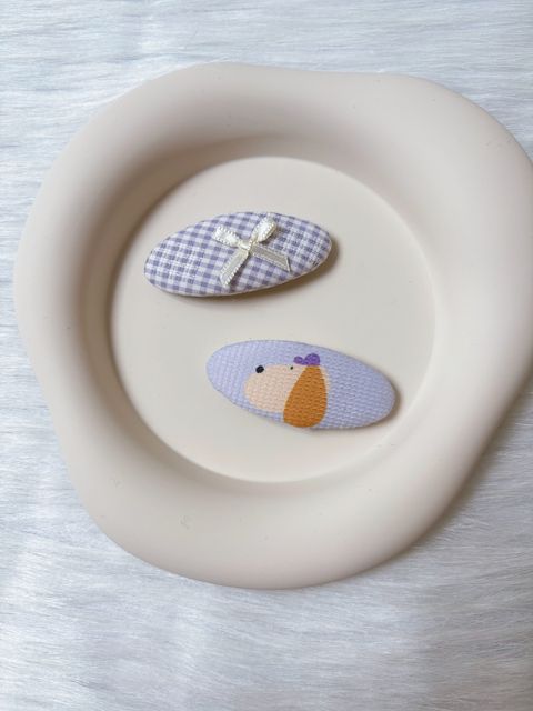 puppy theme bb clip (2 in 1 set)