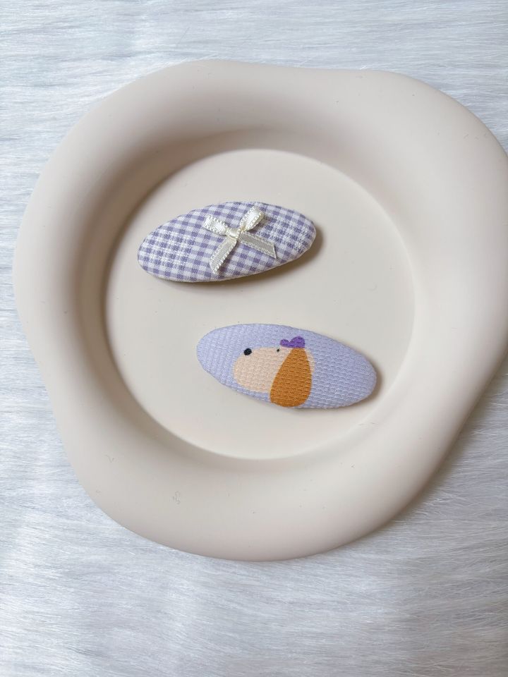 puppy theme bb clip (2 in 1 set)