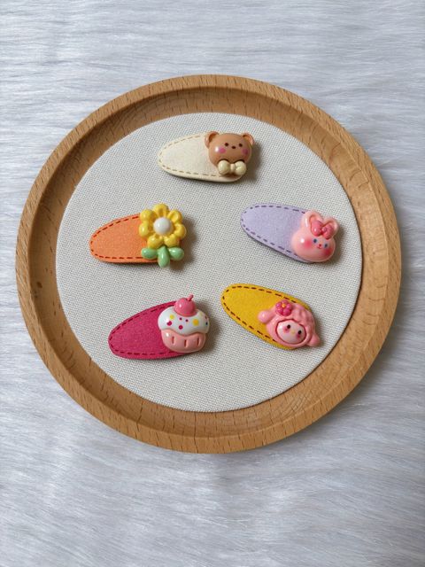 cute ornaments mini bb clip (5 in 1 set)