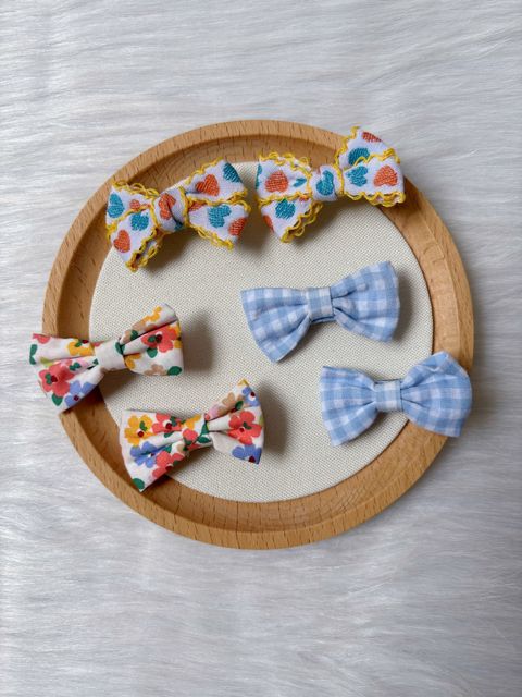 printed ribbon duck clip (bundle set of 3pairs)