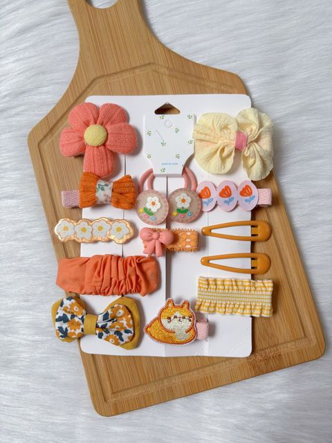 tangerine colour theme gift set