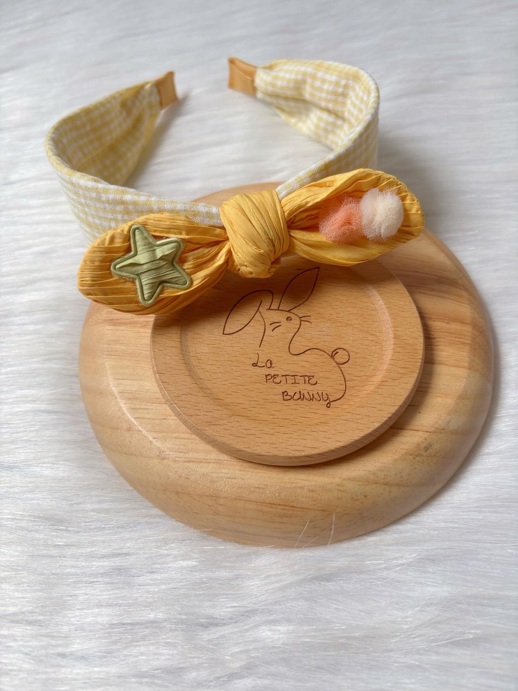 check print summer headband