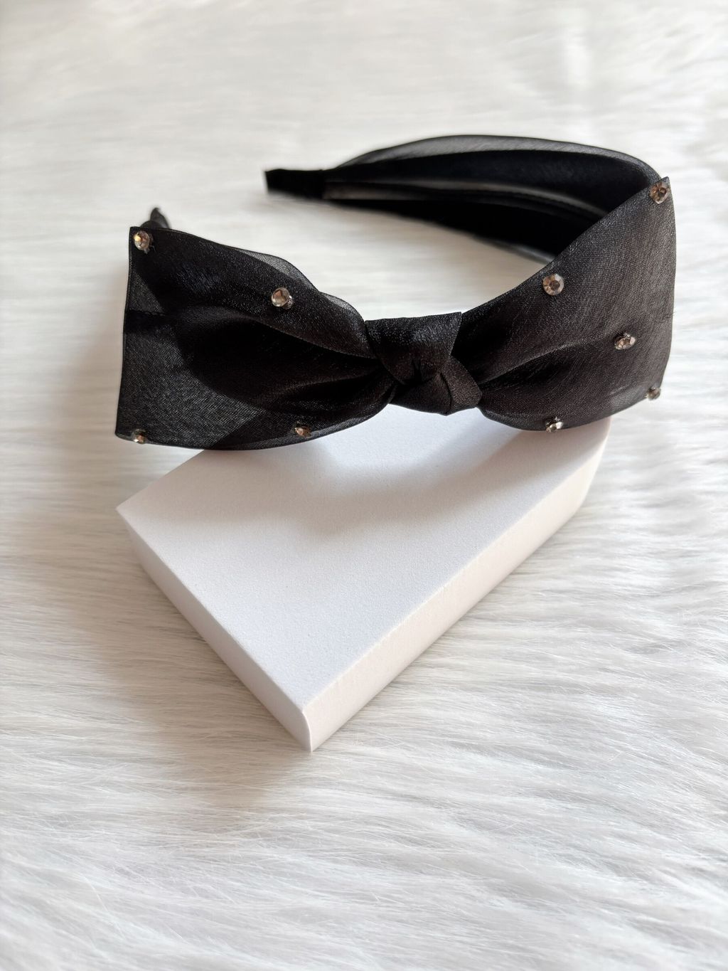 organza ribbon headband