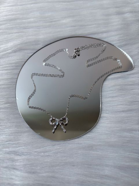 enchanted bow necklace (925 silver)