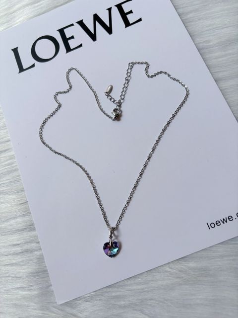 mystic heart necklace (swarovski crystal elements)