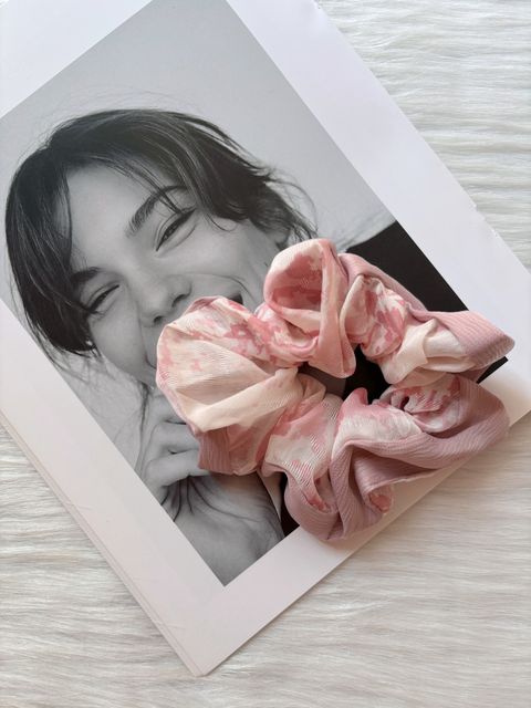 printed scrunchy