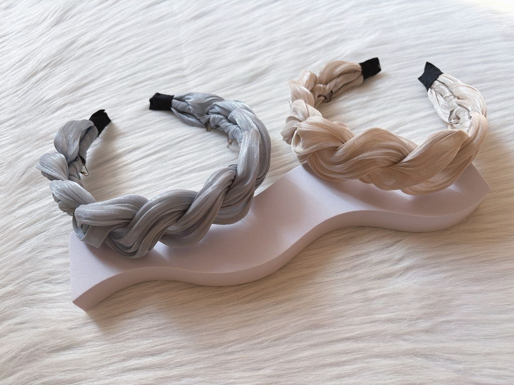slight shimmer headband