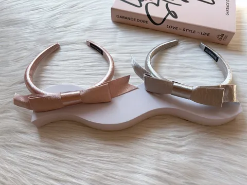 shimmer ribbon headband