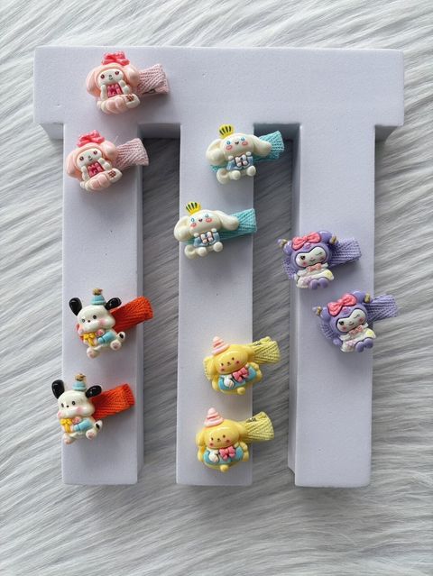 sanrio theme duck clip (1pair)
