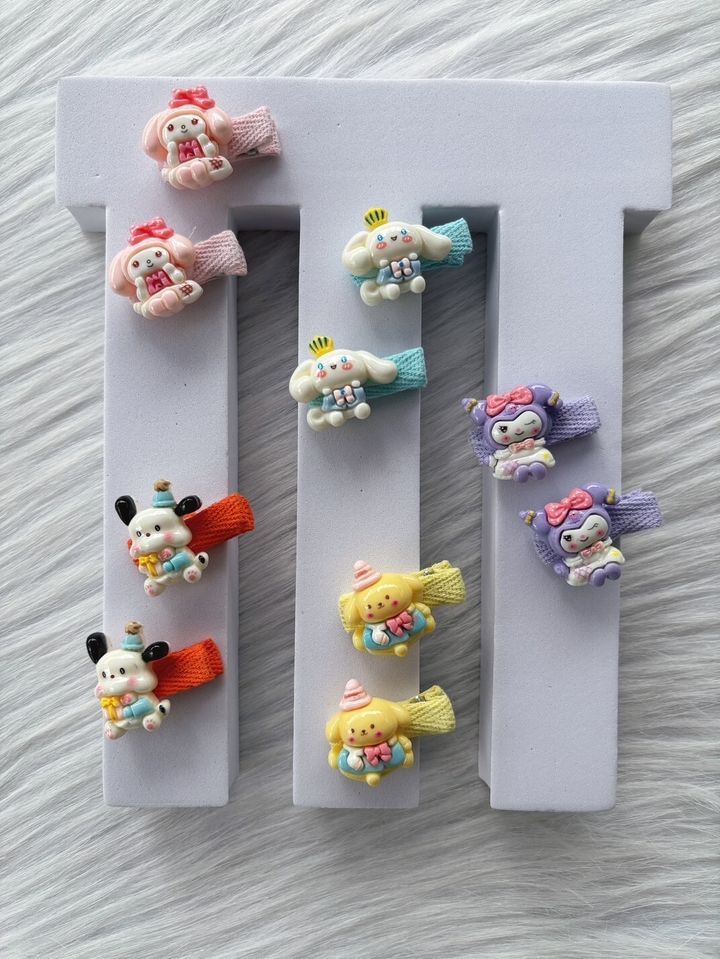 sanrio theme duck clip (1pair)