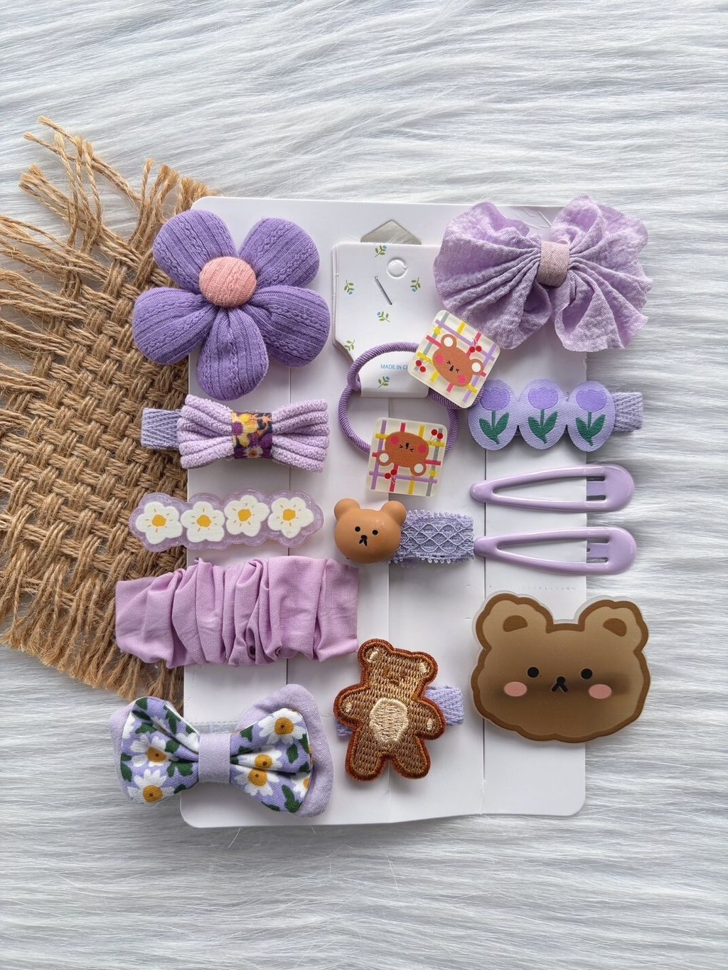 purple theme gift set
