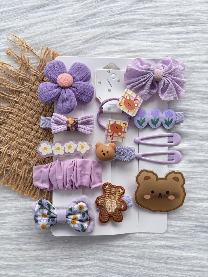 purple theme gift set