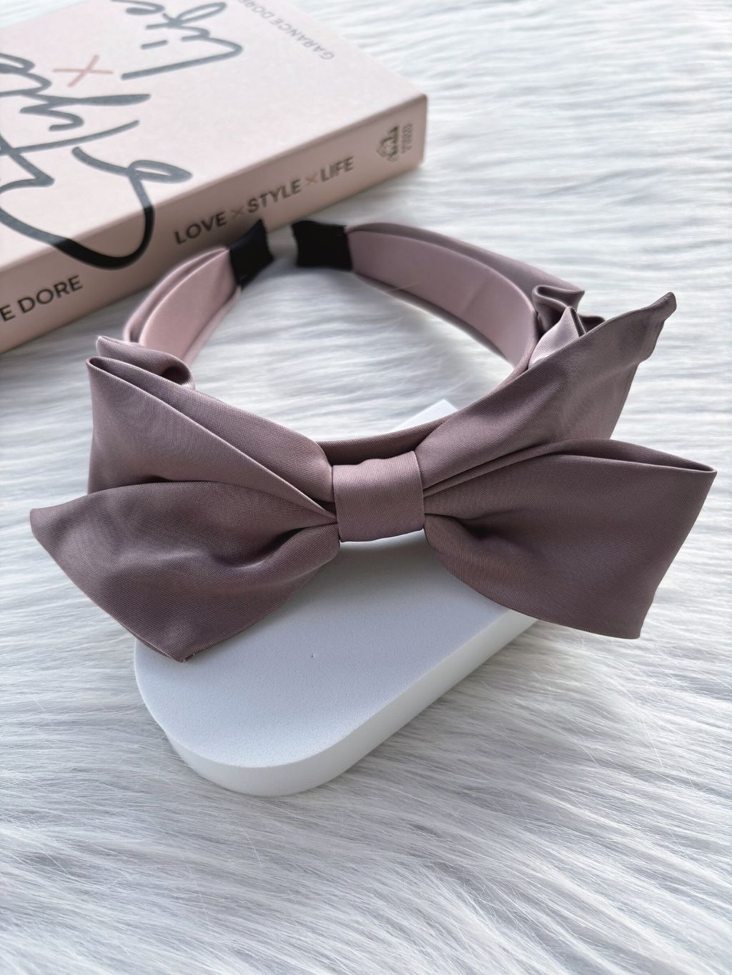 satin ribbon headband