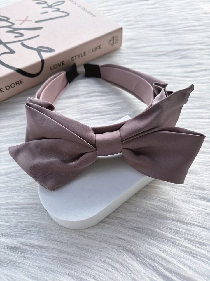 satin ribbon headband