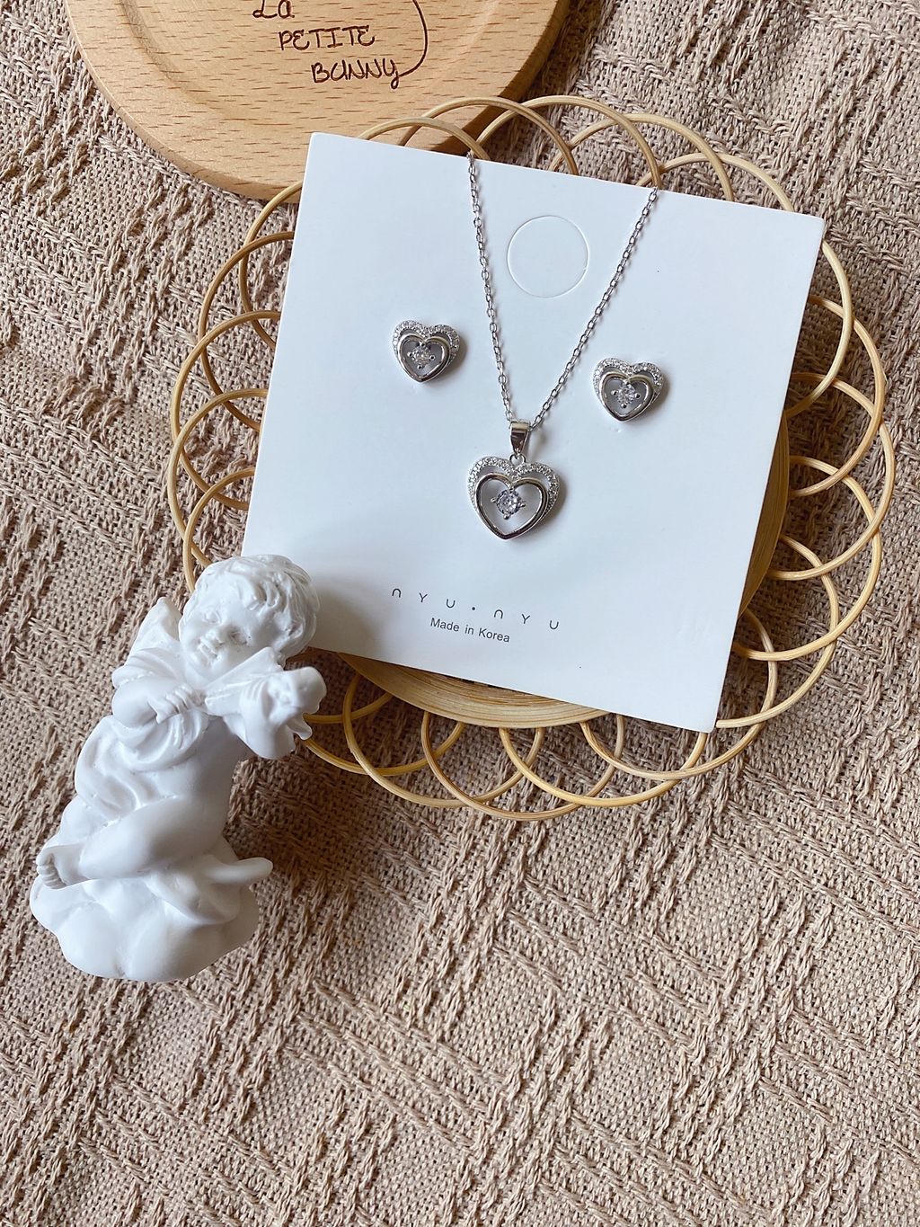 Heart Jewelry Set (S925 & Zirconia Stone) – La Petite Bunny