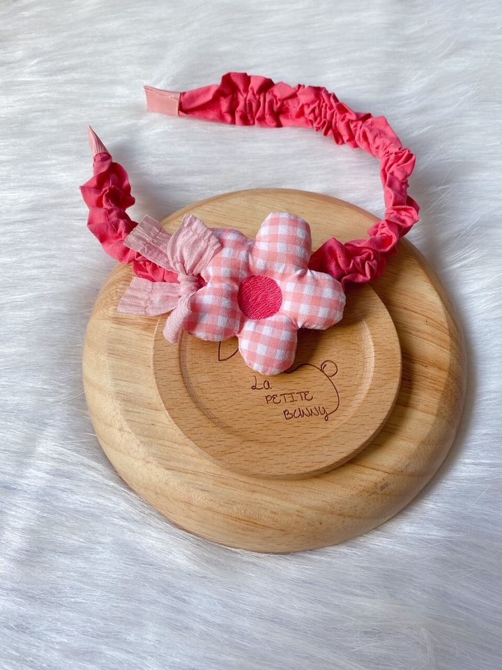 sweet floral ruffle headband