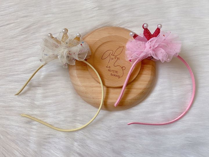 handmade crown headband