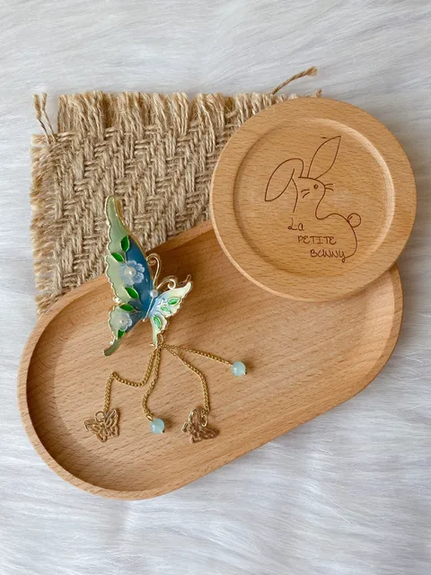 premium oil drop butterfly claw clip (6cm)
