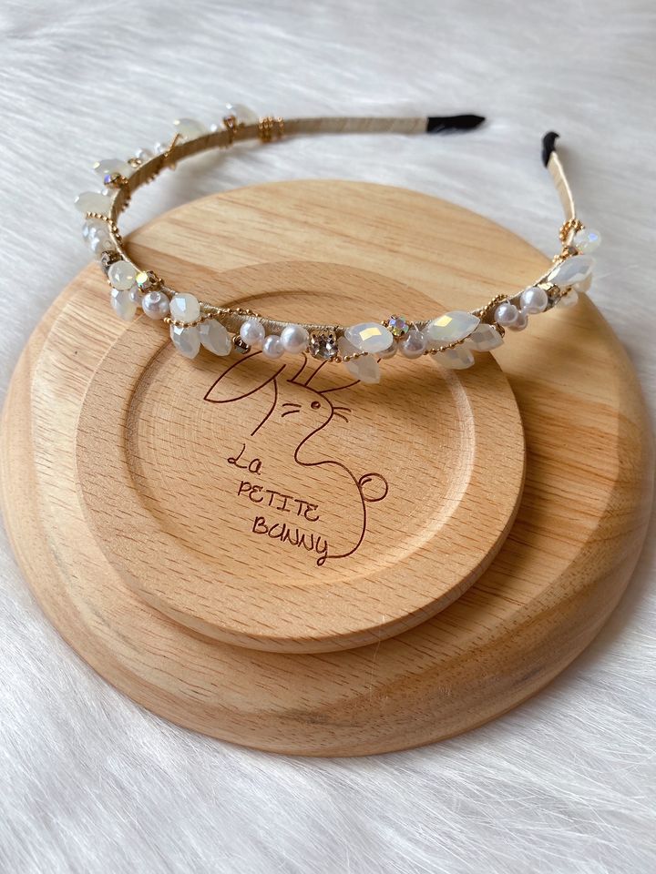 premium handmade crystal headband