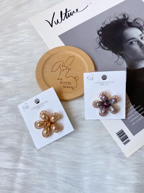 premium balloon pearl hair tie