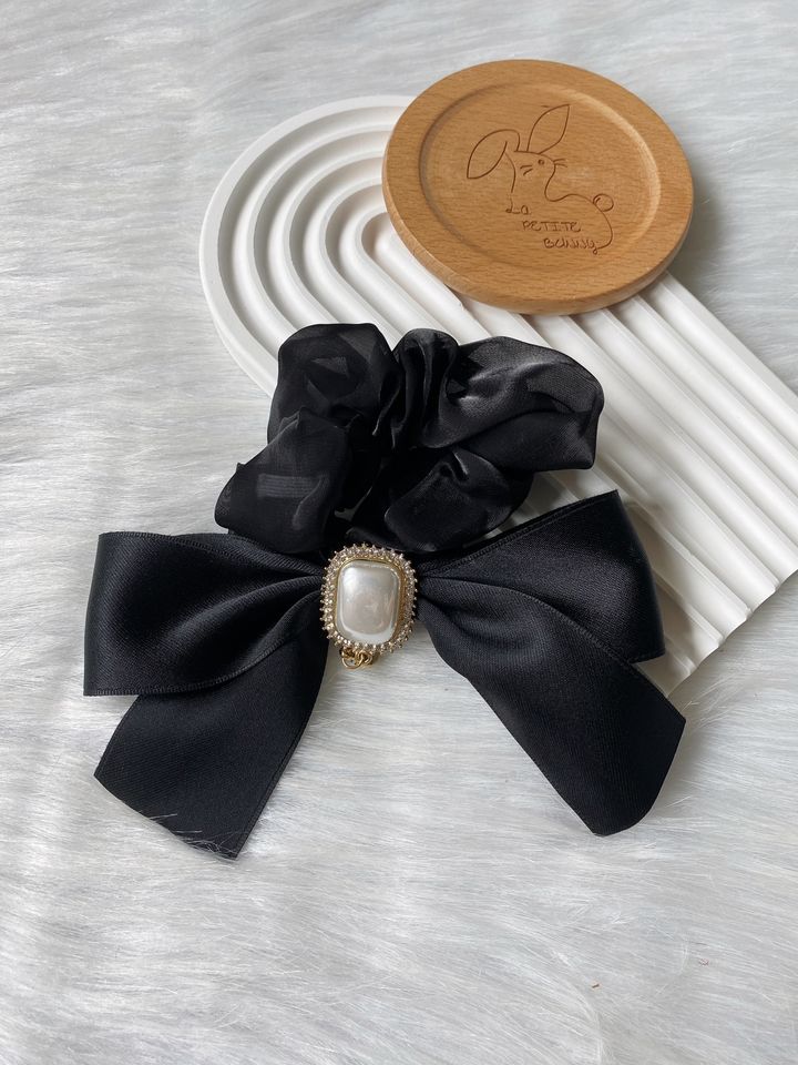 premium ribbon mesh scrunchy 