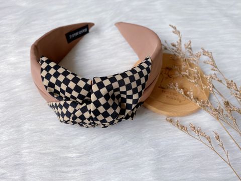 check print headband 