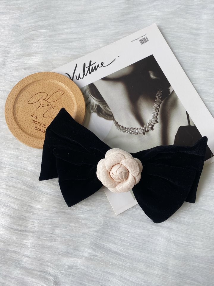 velvet spring clip (8cm)