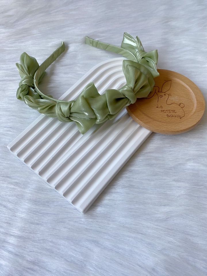 shimmer ribbon headband